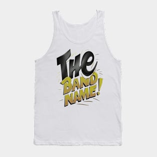 The Band Name AJR Black yellow colors Tank Top